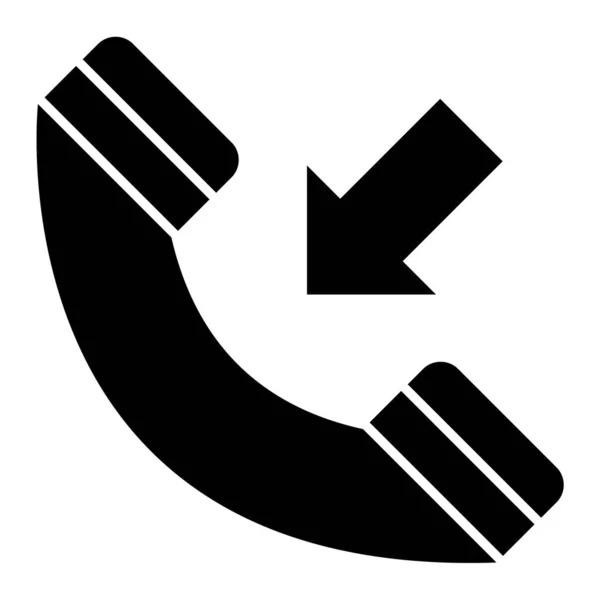 Phone Call Icon Simple Illustration Telephone Handset Vector Icons Web — Stock Vector