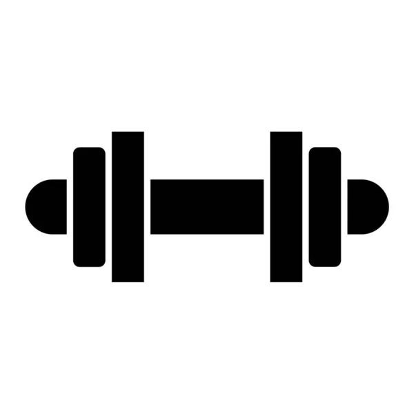 Fitness Bodybuilding Icon Vector Illustration — Stock Vector