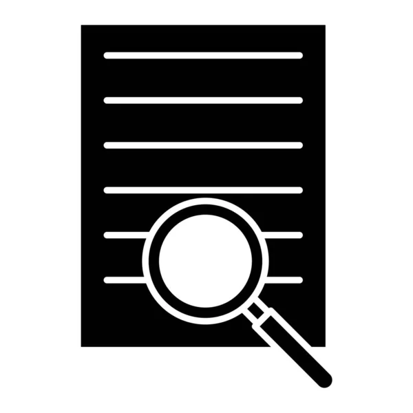 Пошуковий Аналіз Простий Дизайн — стоковий вектор