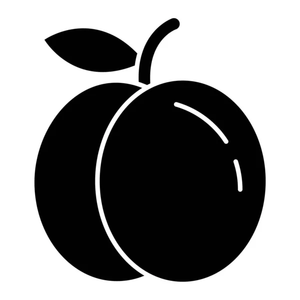Fruchtvektorglyphen Symbol — Stockvektor