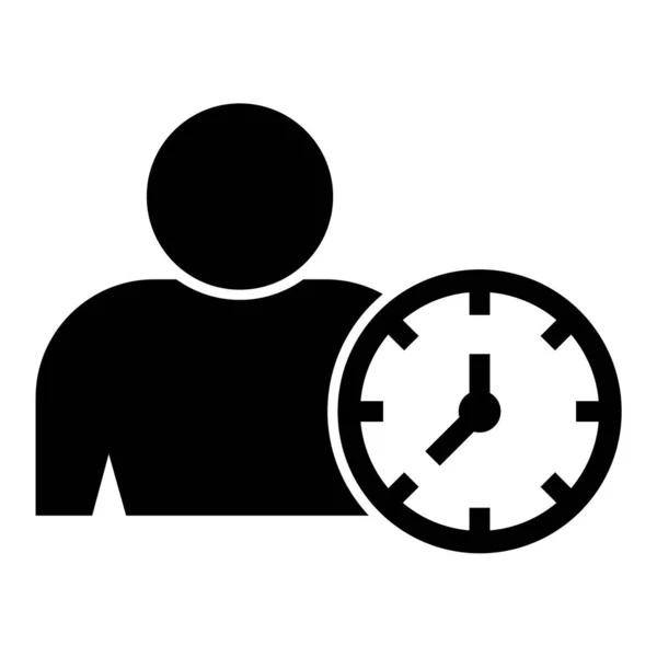 Time Management Icon Vector Illustration — Stock Vector