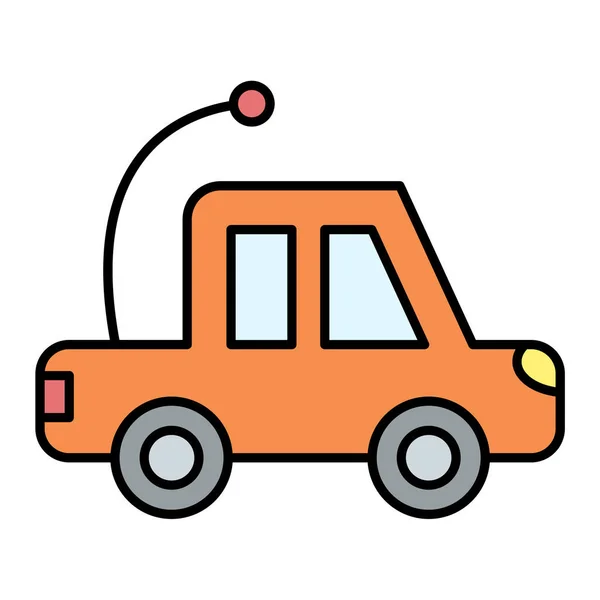車の輸送アイコンベクトル バンのサインだ 孤立した輪郭記号図 — ストックベクタ