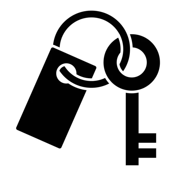 Schlüsselsymbol Sperren Einfache Illustration Von Schlüsselvektorsymbolen Für Das Web — Stockvektor