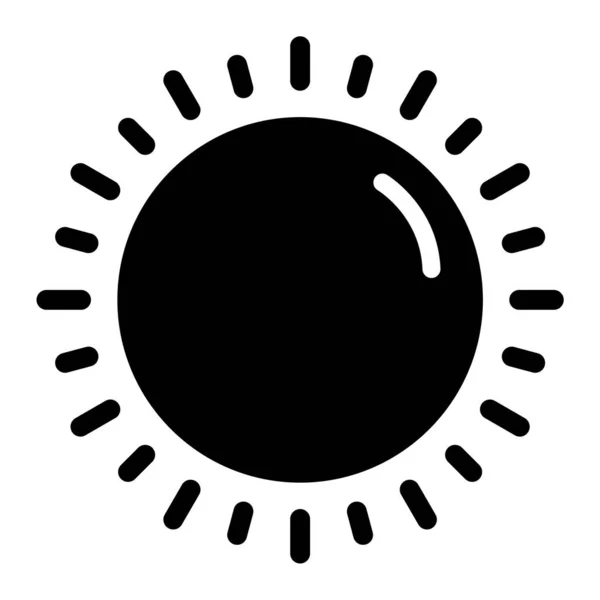 Sonnensymbol Vektor Illustration — Stockvektor