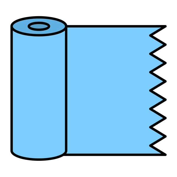 Vector Illustratie Van Papieren Handdoeken Notebook — Stockvector