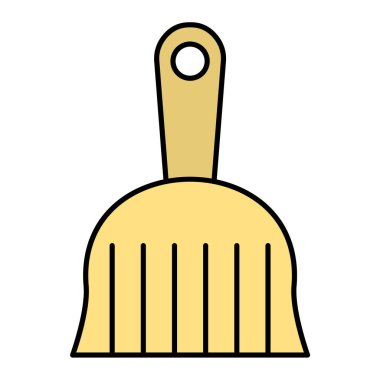 temizlik aracı simgesi vektör illüstrasyon grafik tasarımı