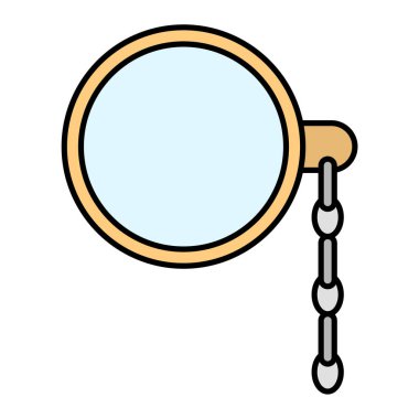 İzole edilmiş simge ögesinin vektör çizimi