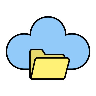 Bulut hesaplama. Web simgesi