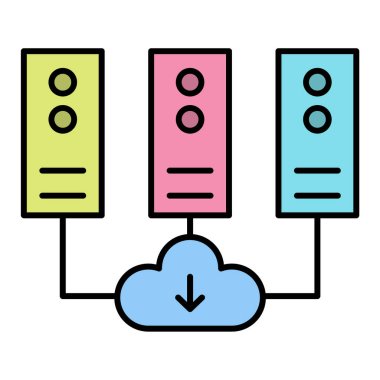 Bulut hesaplama. Web simgesi
