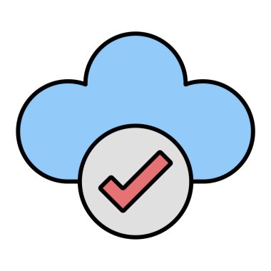 Bulut hesaplama. Web simgesi