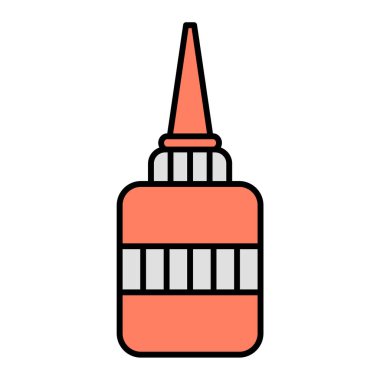 Yapıştırıcı. Web simgesi vektör illüstrasyonu