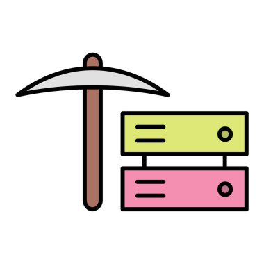 seo modern simgesinin vektör illüstrasyonu