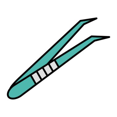 Fırça simgesi vektör illüstrasyonu