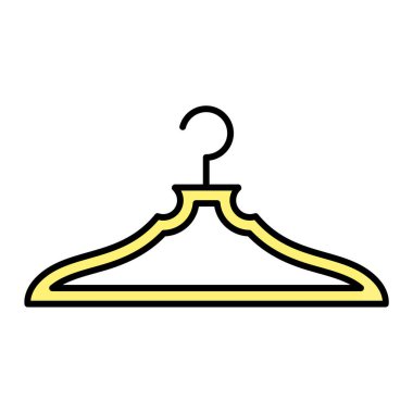 askı simgesi vektör illüstrasyonu