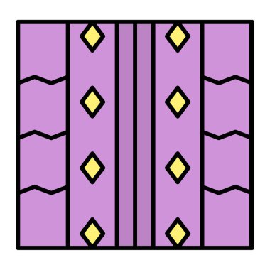 Modern grafik simgesinin vektör illüstrasyonu