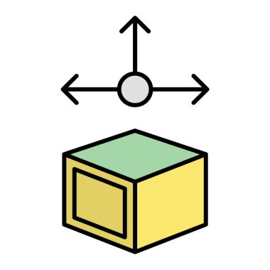 Seo simgesinin vektör illüstrasyonu