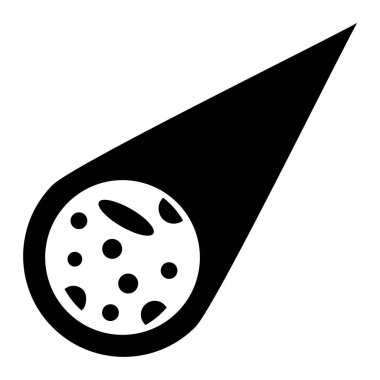 Roket. Web simgesi basit tasarım