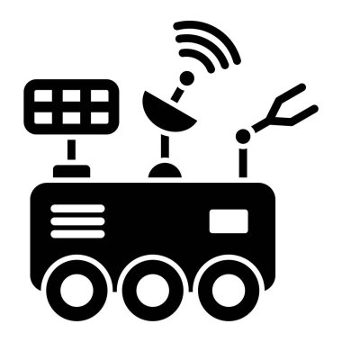 Uydu anteni. Basit resimleme