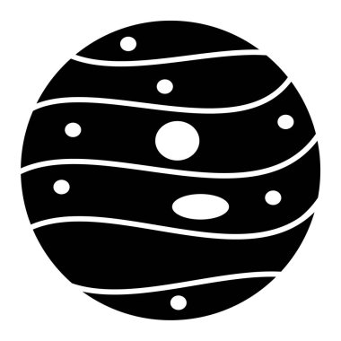 topun siyah çizgi simgesi