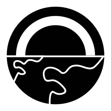 Tek bir simgenin vektör illüstrasyonu