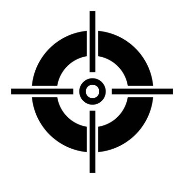 hedef simge vektör illüstrasyonu