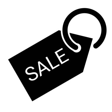 satış etiketi vektör simgesi