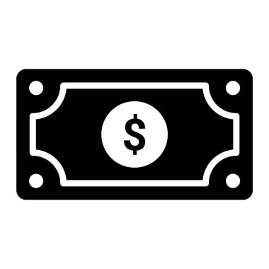 Para için. Web simgesi basit illüstrasyon