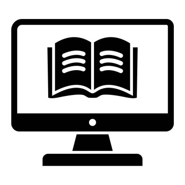 dizüstü bilgisayar simgesi, vektör illüstrasyonu