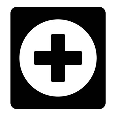  çapraz vektör simgesi. biçim düz sembol, yuvarlak açılar, beyaz arkaplan