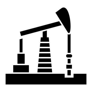 Petrol kulesi. Basit illüstrasyon