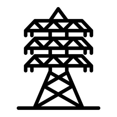 Bir güç simgesinin vektör illüstrasyonu