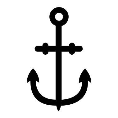 çapa simgesi vektör illüstrasyonu