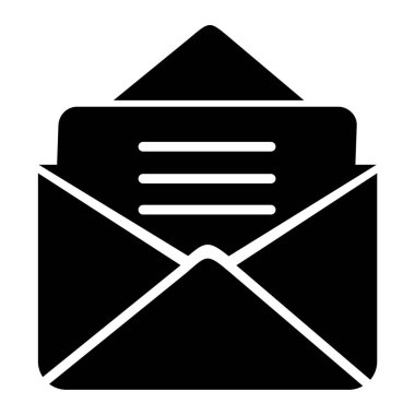 Zarf. Web simgesi basit illüstrasyon