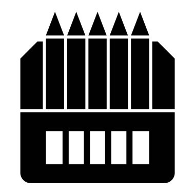 Bir okul simgesinin vektör illüstrasyonu