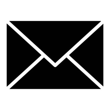 Zarf. Web simgesi basit illüstrasyon