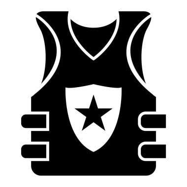 Kalkan. Web simgesi basit illüstrasyon