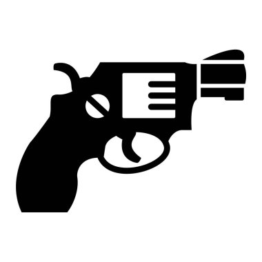 Silah ikonu. vektör illüstrasyonu