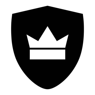 kalkan simgesi, vektör illüstrasyonu