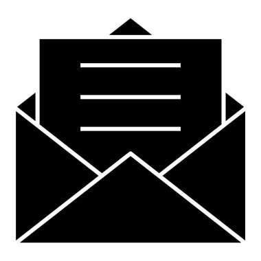 Zarf. Web simgesi basit illüstrasyon