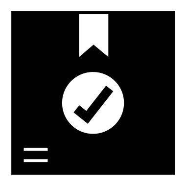 belge simgesi, vektör çizimi