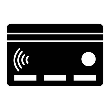 Kredi kartı ikonu vektör illüstrasyonu