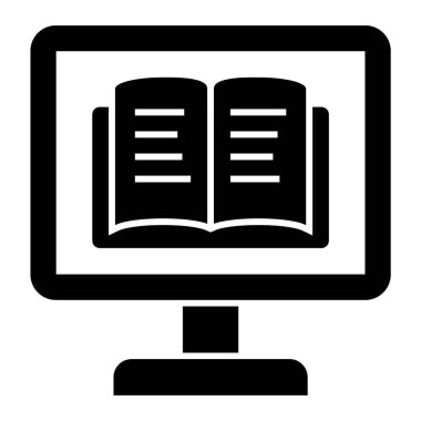 Eğitim. Web simgesi vektör illüstrasyonu