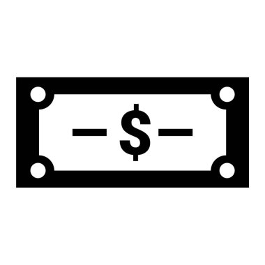 Para için. Web simgesi basit illüstrasyon