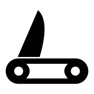 Bıçak. Web simgesi basit illüstrasyon