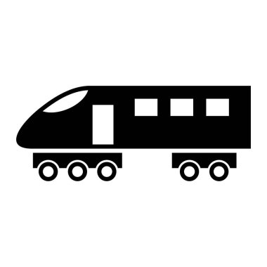 tren simgesi vektör illüstrasyonu