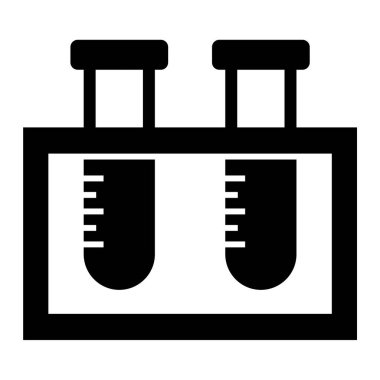 test tüp vektör simgesi