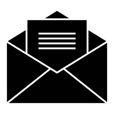 Zarf. Web simgesi basit illüstrasyon