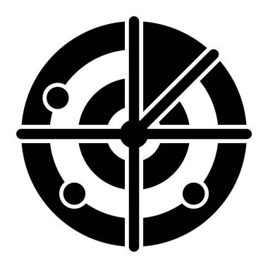 hedef simge vektör illüstrasyonu