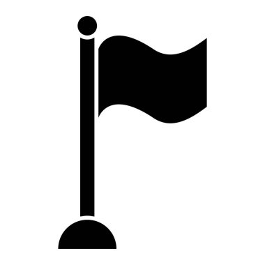 bayrak ikonu vektör illüstrasyonu