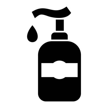 su şişesi kabartması düz simge